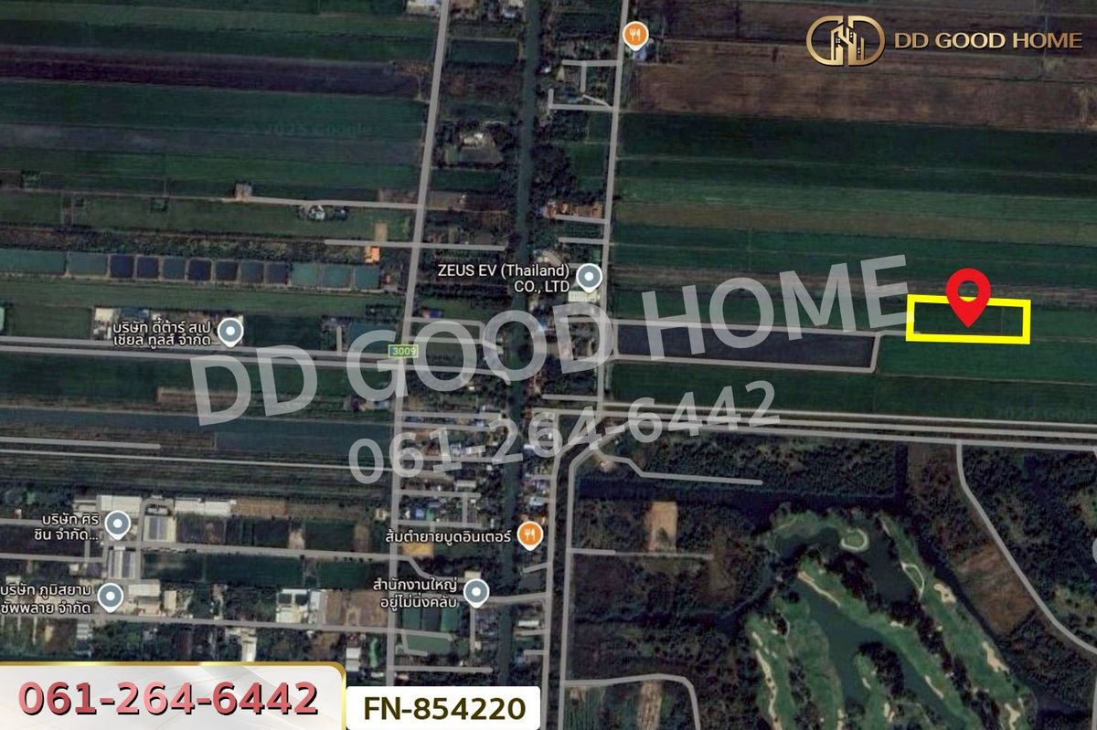 ขายที่ดินปทุมธานี รังสิต ธรรมศาสตร์ : FN-854220 ที่ดินลำลูกกาคลอง 11 ปทุมธานี 4 ไร่ 237.3 ตร.ว. ใกล้สนามกอล์ฟลำลูกกาคันทรีคลับ