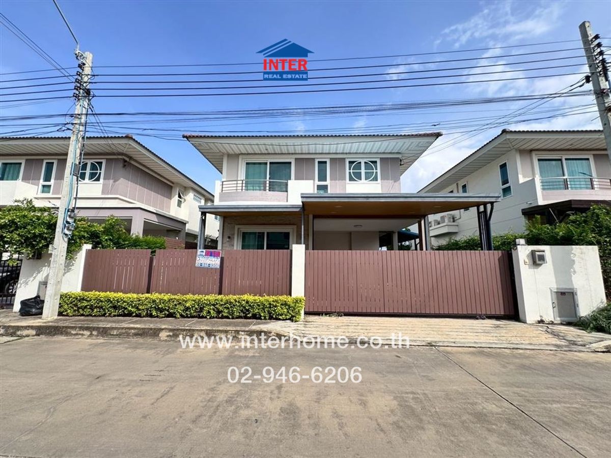 ขายบ้านนนทบุรี บางใหญ่ บางบัวทอง : บ้านเดี่ยว 2 ชั้น 58.5 ตร.ว. หมู่บ้านศุภาลัยพาร์ควิลล์ ปิ่นเกล้า-กาญจนาฯ ซอยกันตนา ถนนบางคูลัด-วัดพระเงิน บางใหญ่ นนทบุรี