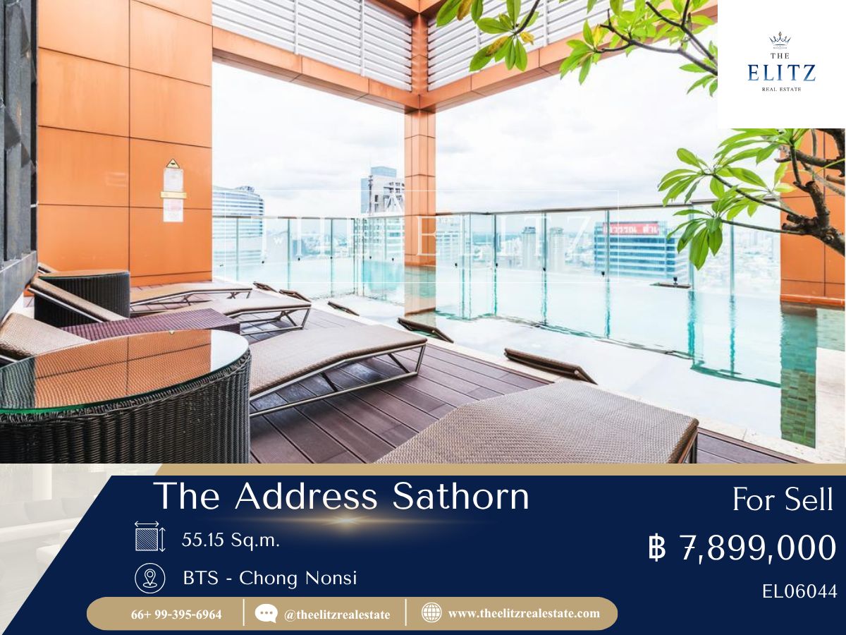 For SaleCondoSathorn, Narathiwat : ✨ Calm corner in the heart of Sathorn The price of the Sayy Yess View on both sides, ready for you to be the owner. ✔