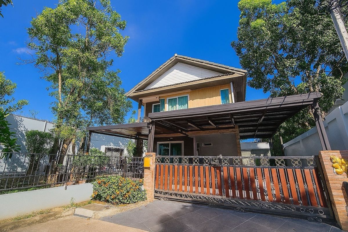 For RentHouseRama 2, Bang Khun Thian : Rent a detached house, Vilaji Jio Rama 2, a new house, beautiful, clean, ready to stay.