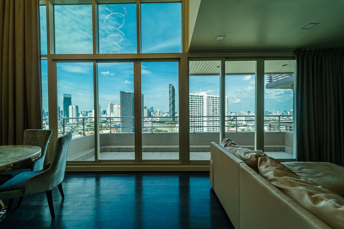 For RentCondoWongwianyai, Charoennakor : 🏢 Condo for rent: Watermark Chaophraya (Chao Phraya) Property Code | 📌LNP-C4989