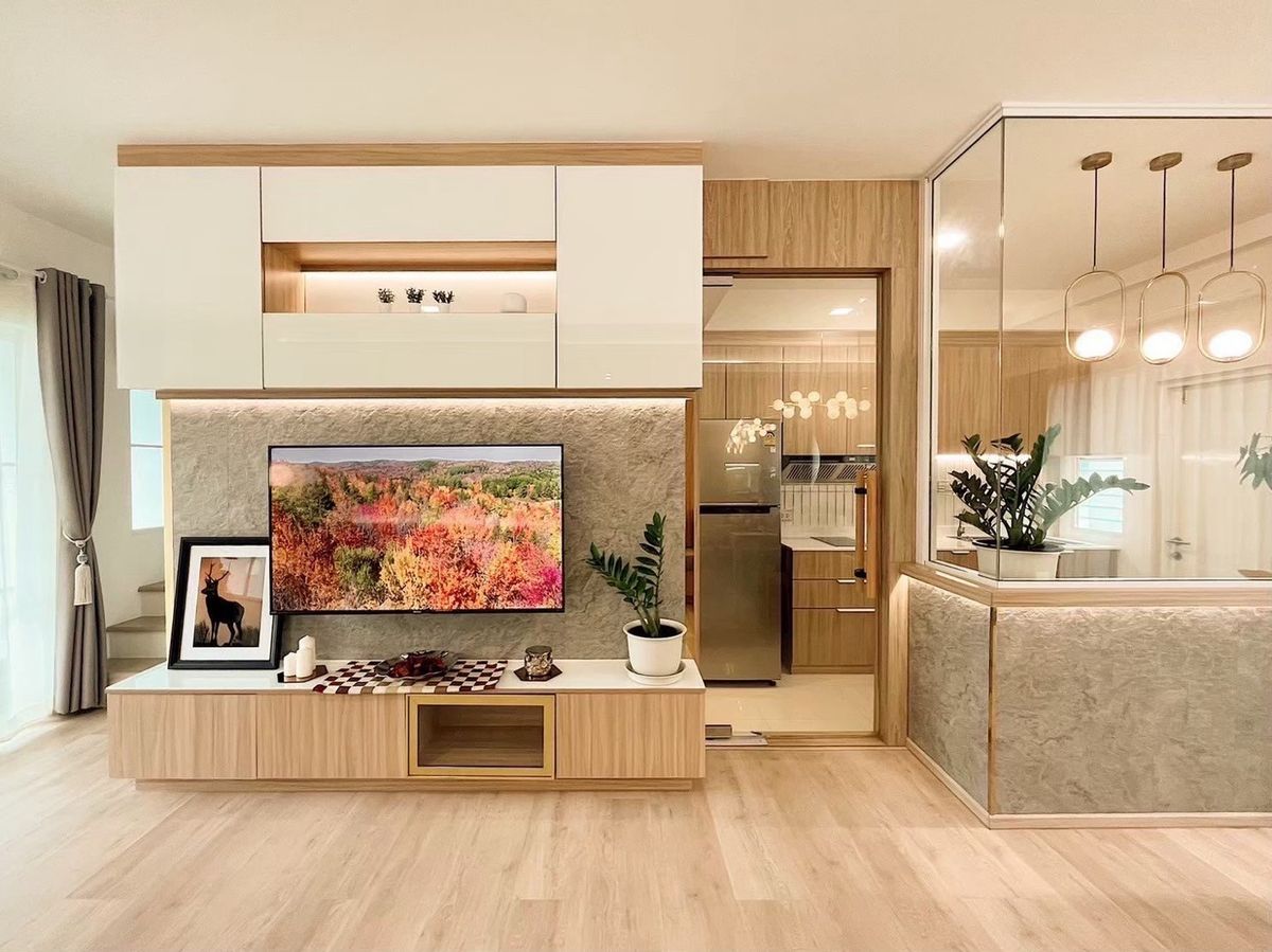 For RentTownhomeBangna, Bearing, Lasalle : 💥ForRent💥3Bed • Indy2 Bangna Ramkhamhang2 🏡 Near Mega Bangna‼️  Ready to move in ‼️  Fully Furnished ✨