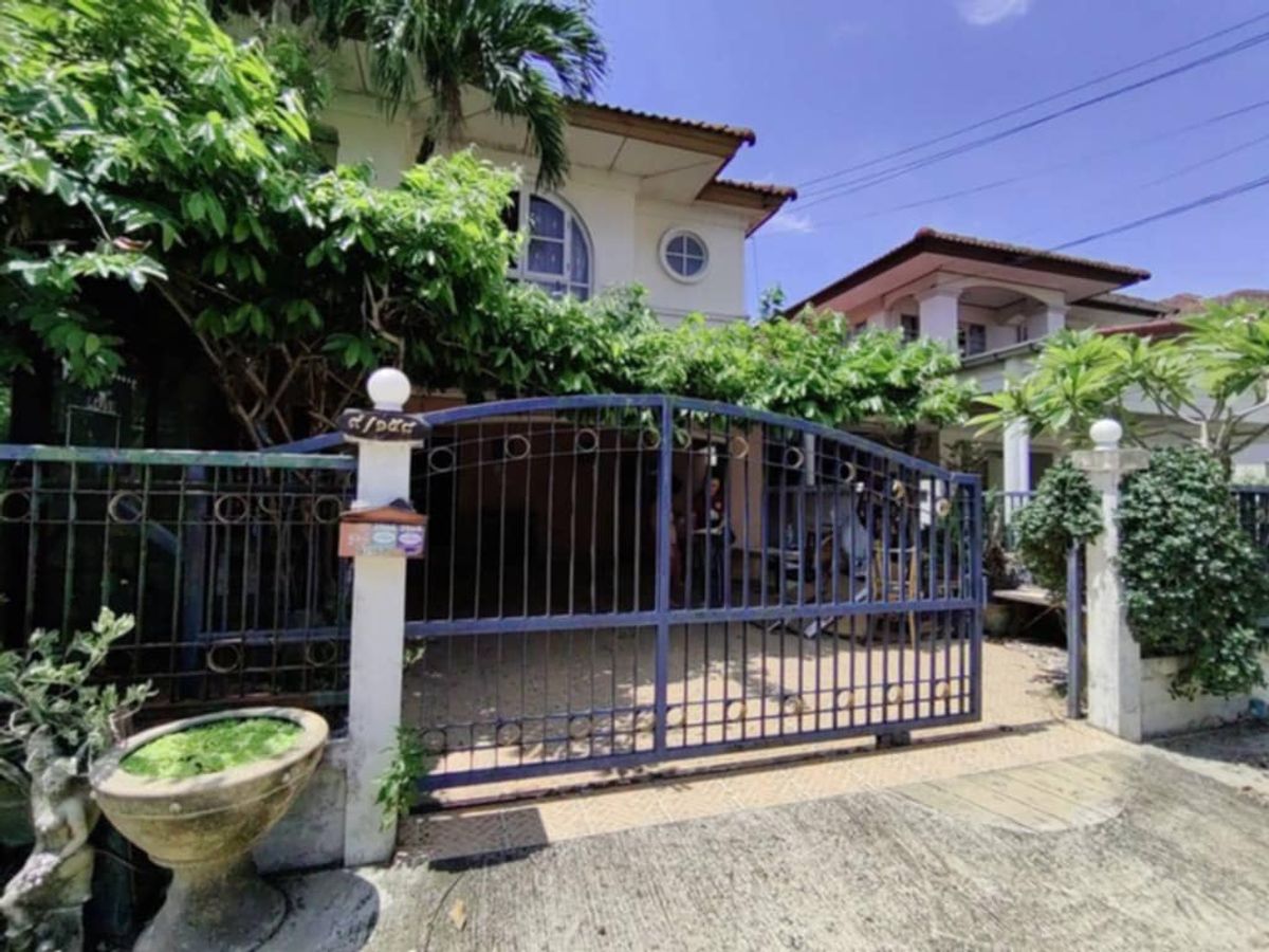 ขายบ้านพุทธมณฑล ศาลายา : ขายบ้านเดี่ยว ในหมู่บ้านบ้านสวนดอกไม้ ซอยบรมราชชนนี 105