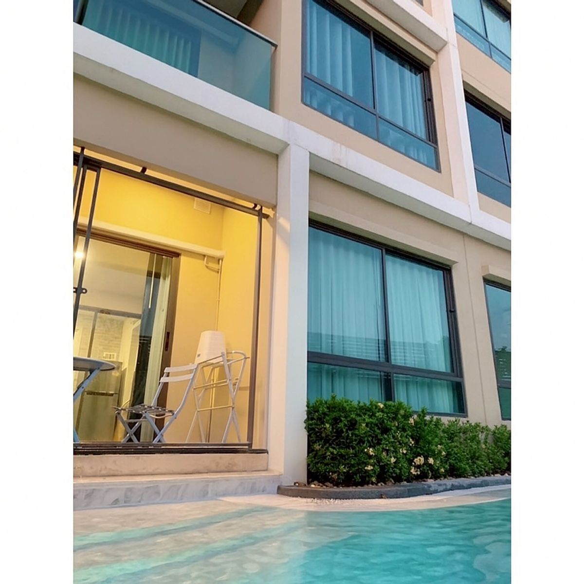 For SaleCondoRathburana, Suksawat : Condo for sale Polis Condo Suksawat 64, Pool Access room, size 34.96 square meters, Bang Mot Subdistrict, Thung Khru District, Bangkok