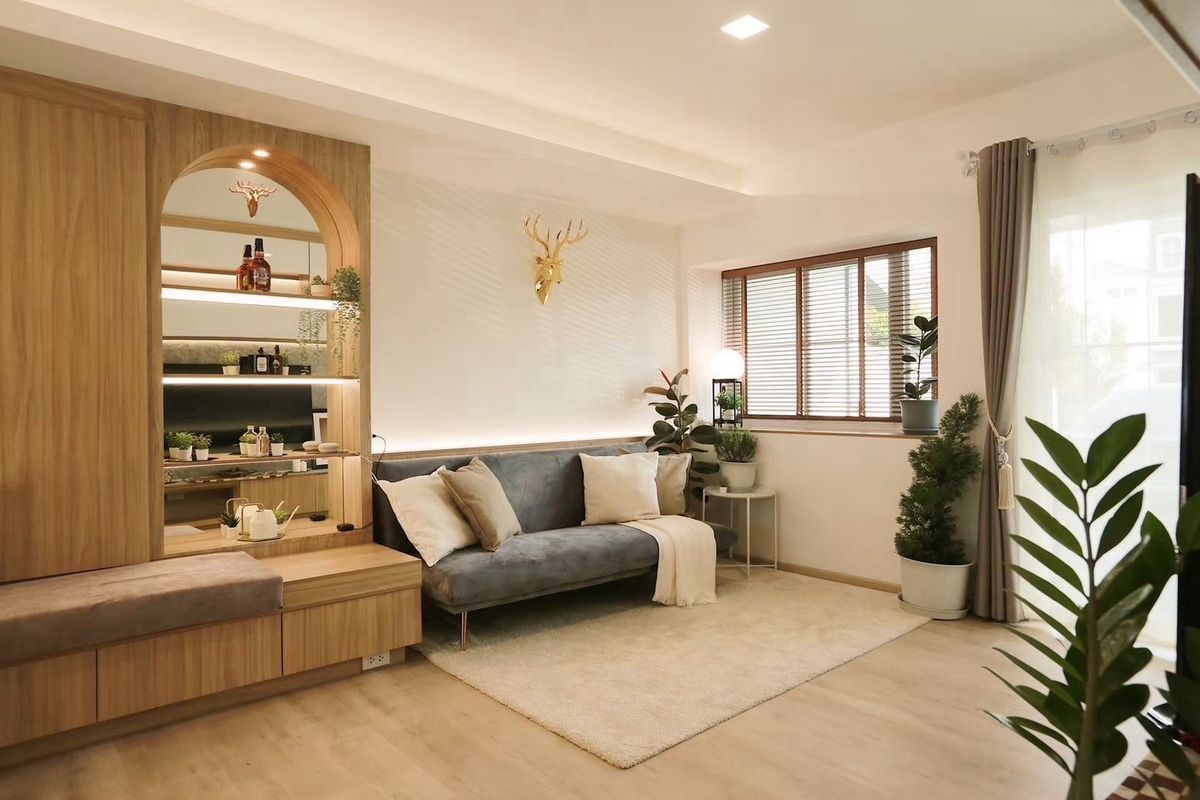 For RentTownhomeBangna, Bearing, Lasalle : 💥ForRent💥3Bed • Indy2 Bangna Ramkhamhang2 🏡 Near Mega Bangna‼️  Ready to move in ‼️  Fully Furnished ✨