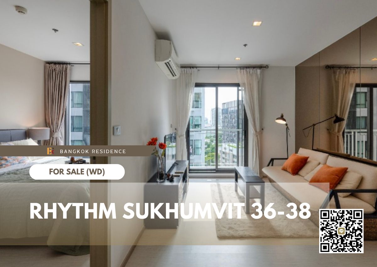 ขายคอนโดสุขุมวิท อโศก ทองหล่อ : ขายคอนโด 🔺RHYTHM Sukhumvit 36-38🔺2 ห้องนอน ห้องใหม่เหมือนมือหนึ่ง เฟอร์ครบ ใกล้ BTS ทองหล่อ🚆✨ By Faii