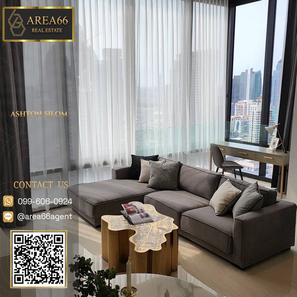 For SaleCondoSilom, Saladaeng, Bangrak : 🔥 For sale !! Ashton Silom condo
