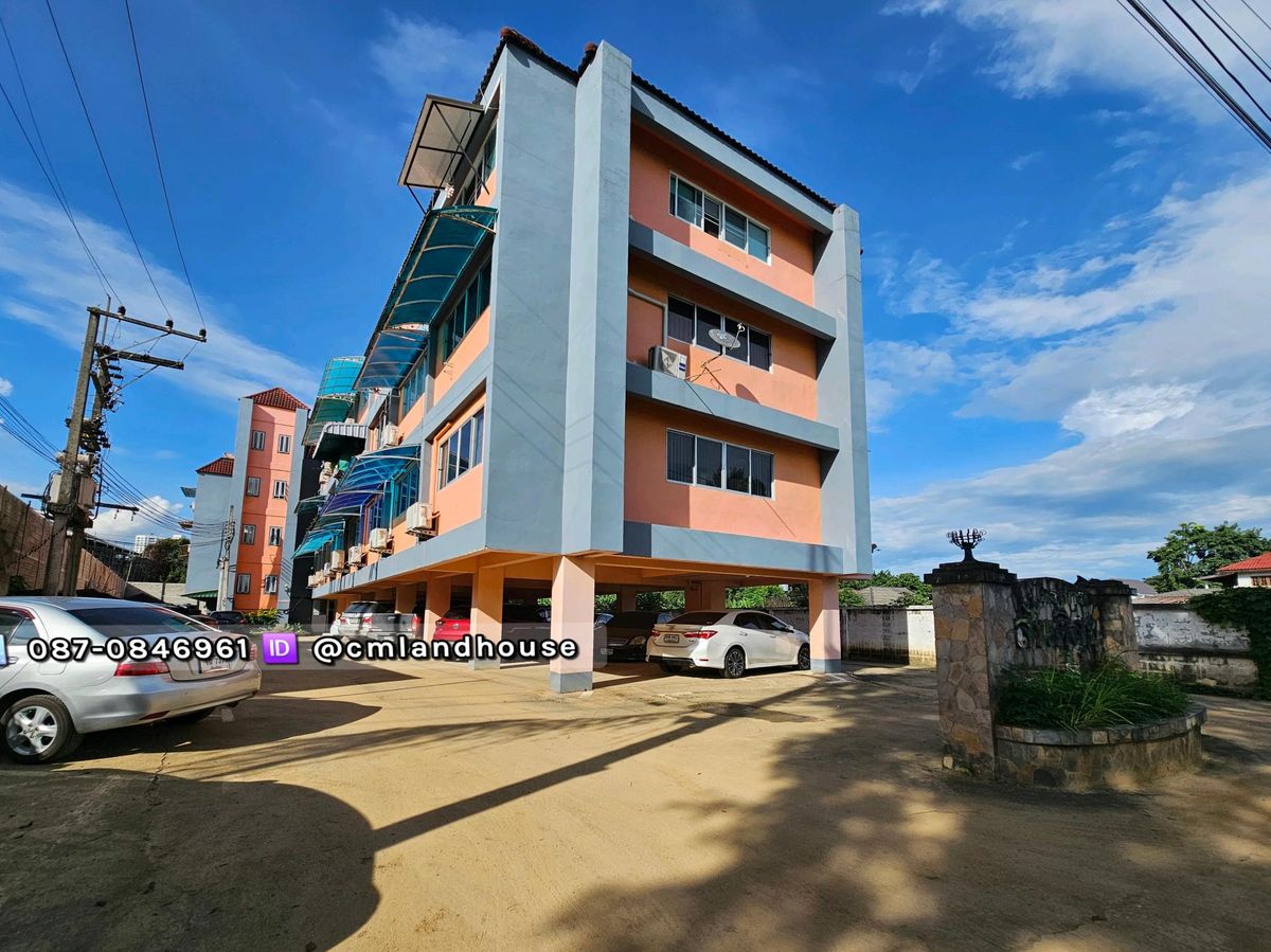 For SaleCondoChiang Mai : Condo near Mahidol Road 200 meters near 4 km airport, near Central Airport, 3 km.