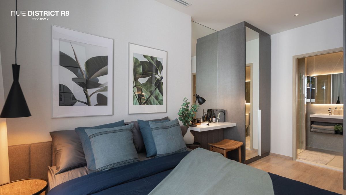 ขายคอนโดพระราม 9 เพชรบุรีตัดใหม่ RCA : Nue District R9 (30.2sqm)