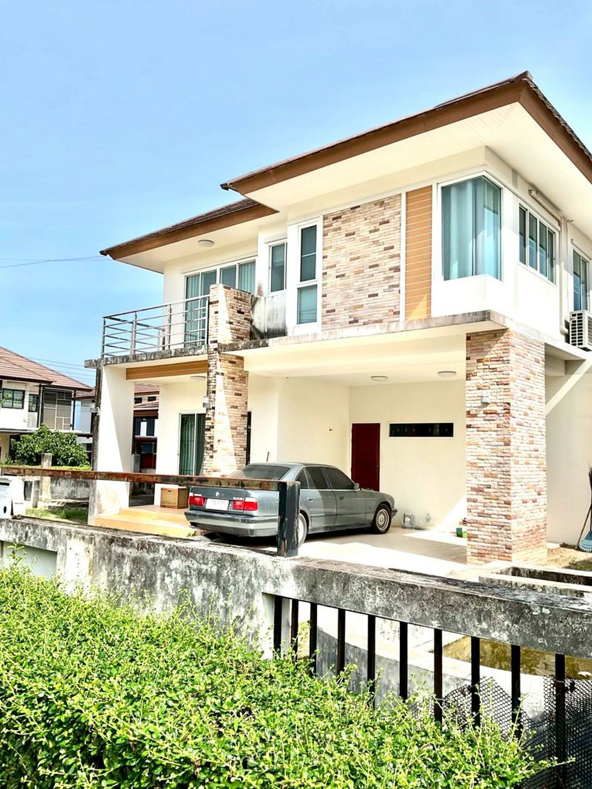 For SaleHouseRayong : 2 -story house for sale, Malin Village, 93 square wah behind the corner, 3 bedrooms, Thapma Subdistrict, Mueang Rayong District, Rayong Province