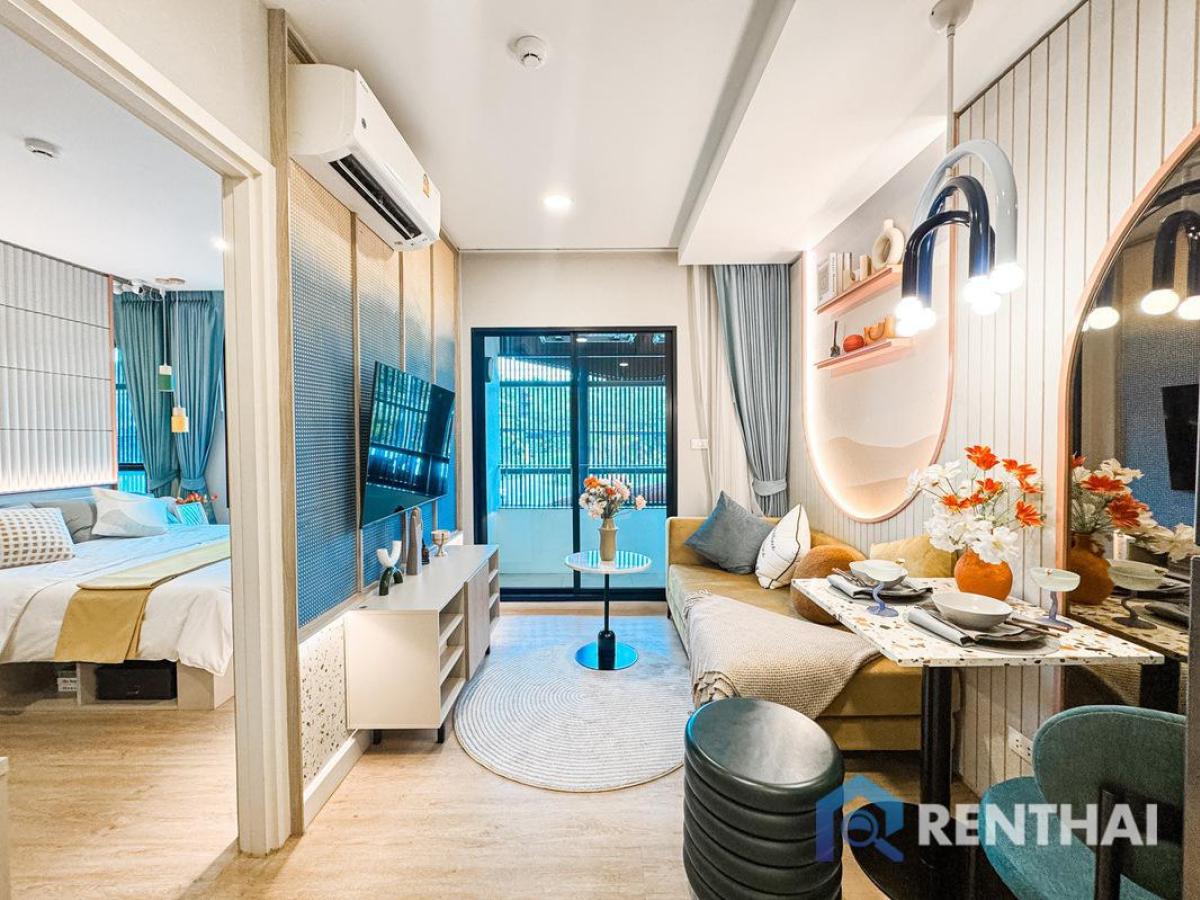 ขายคอนโดภูเก็ต : ห้องแบบ 1 ห้องนอน ขนาด 29 ตร.ม. ออกแบบลงตัว ใช้พื้นที่อย่างชาญฉลาด  พร้อมเข้าอยู่.