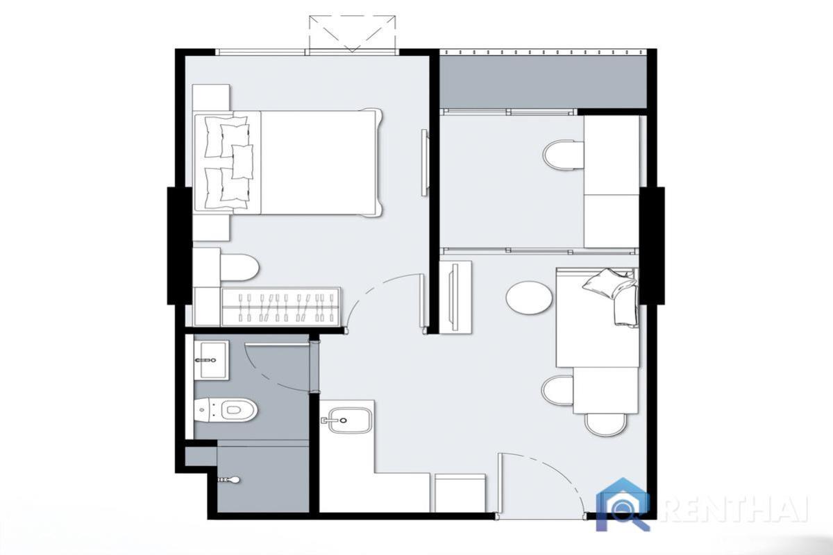 ขายคอนโดภูเก็ต : สำหรับ ขาย คอนโด 1 ห้องนอน ที่ The Cube Amaze