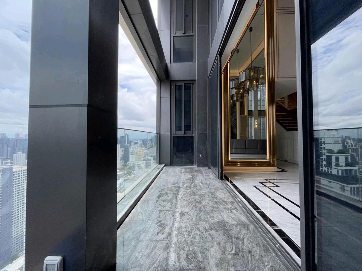 CondoRama9, Petchburi, RCA : 📌For RENT & SALE Rental and Sale | The ESSE at Singha Complex Penthouse - 3B (244 SQM) 500,000 THB / Month / 129MB