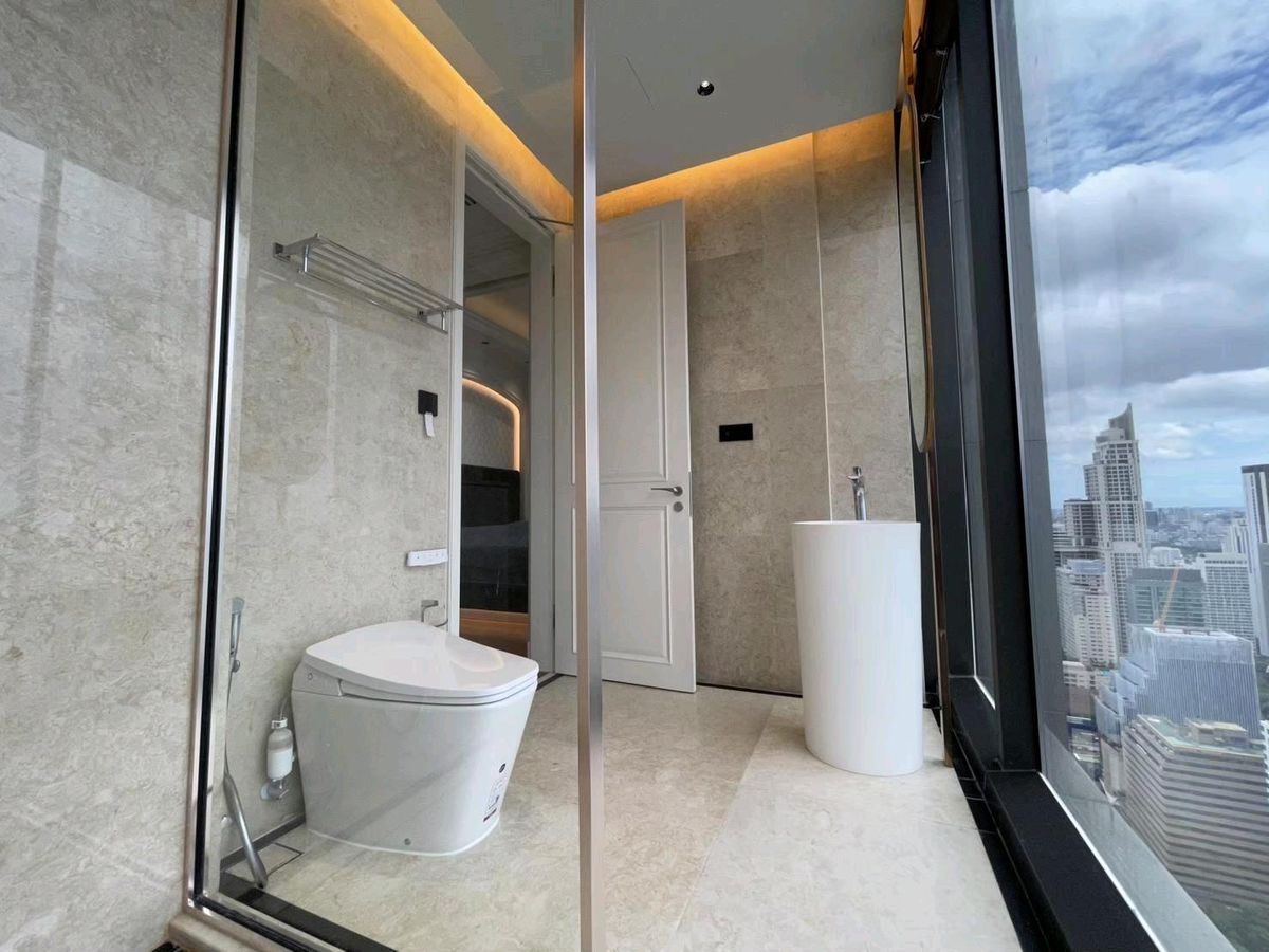 CondoRama9, Petchburi, RCA : 📌For RENT & SALE Rental and Sale | The ESSE at Singha Complex Penthouse - 3B (244 SQM) 500,000 THB / Month / 129MB