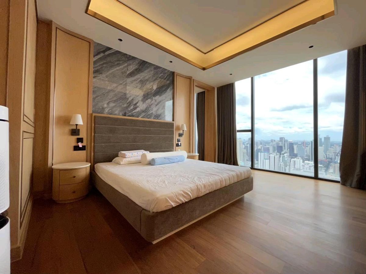 CondoRama9, Petchburi, RCA : 📌For RENT & SALE Rental and Sale | The ESSE at Singha Complex Penthouse - 3B (244 SQM) 500,000 THB / Month / 129MB