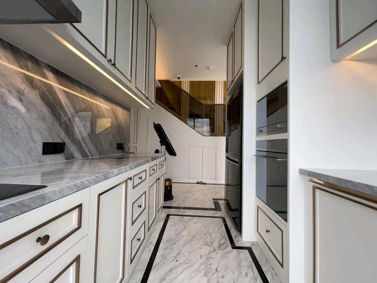 CondoRama9, Petchburi, RCA : 📌For RENT & SALE Rental and Sale | The ESSE at Singha Complex Penthouse - 3B (244 SQM) 500,000 THB / Month / 129MB