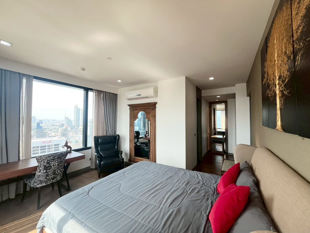 ให้เช่าคอนโดสีลม ศาลาแดง บางรัก : [ Rare Deal ] วิวตึกมหานครแบบพาโนรามา! M Silom 2 นอน 2 น้ำ ชั้นสูง อ่างจากุซซี่ส่วนตัว ราคาพิเศษ 🏙️🐕