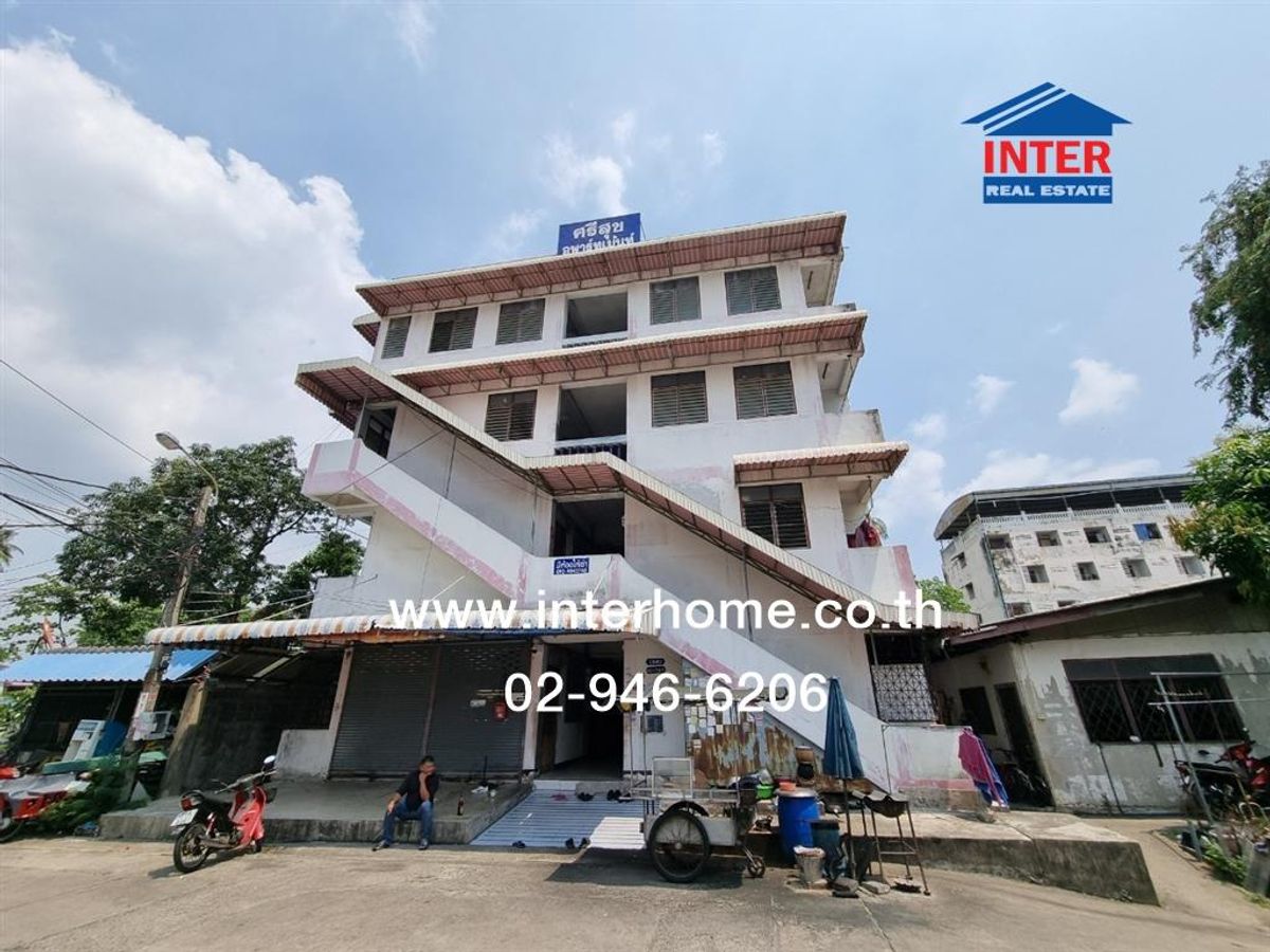 ขายบางแค เพชรเกษม : อพาร์ทเม้นท์ 4 ชั้น 176.9 ตร.ว. ศรีสุข อพาร์ทเม้นท์ ใกล้นิรันดร์ซิตี้ ซอยกาญจนาภิเษก008 ถนนกาญจนาภิเษก ถนนเพชรเกษม เขตบางแค กรุงเทพมหานคร