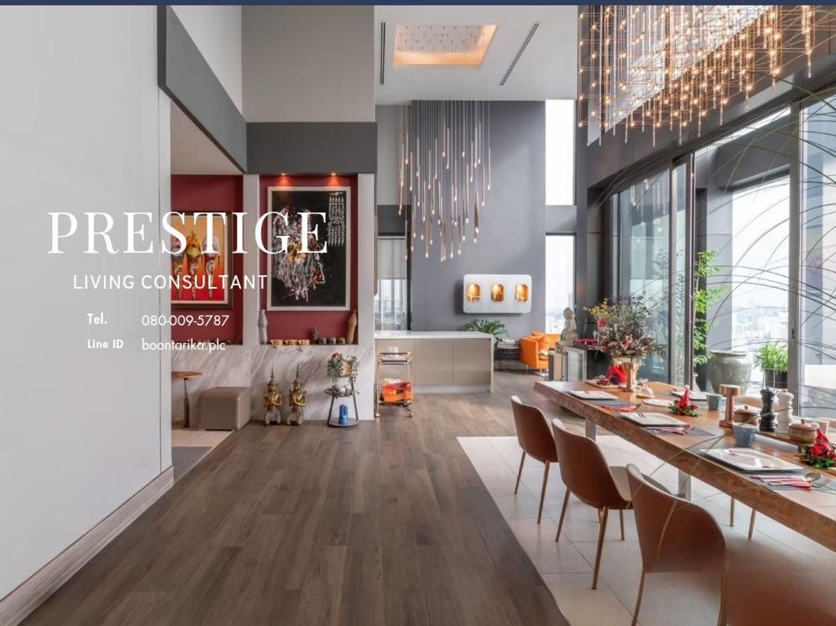 คอนโดพระราม 9 เพชรบุรีตัดใหม่ RCA : 📌For RENT & SALE เช่า และ ขาย | The ESSE at Singha Complex Penthouse - 4BR (300 sqm) 500,000 THB/Month / 149MB