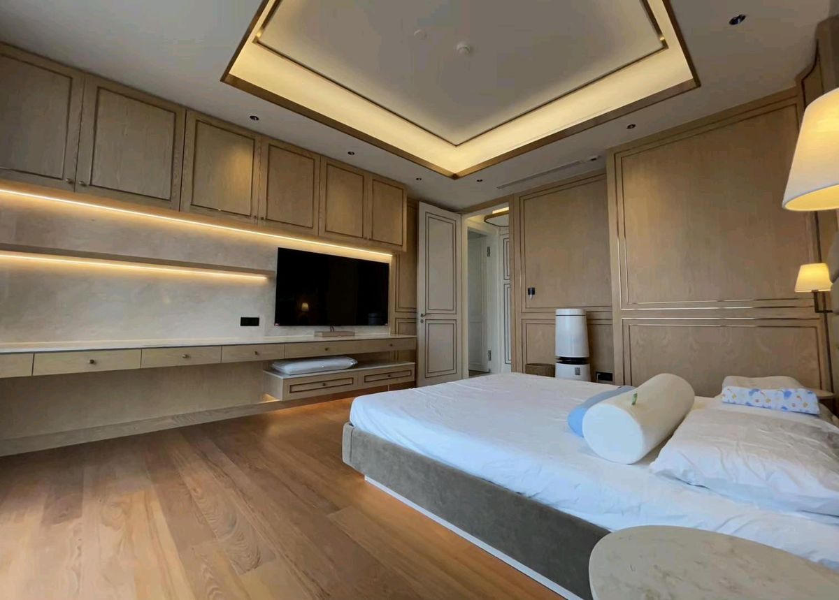 CondoRama9, Petchburi, RCA : 📌For RENT & SALE Rental and Sale | The ESSE at Singha Complex Penthouse - 3B (244 SQM) 500,000 THB / Month / 129MB