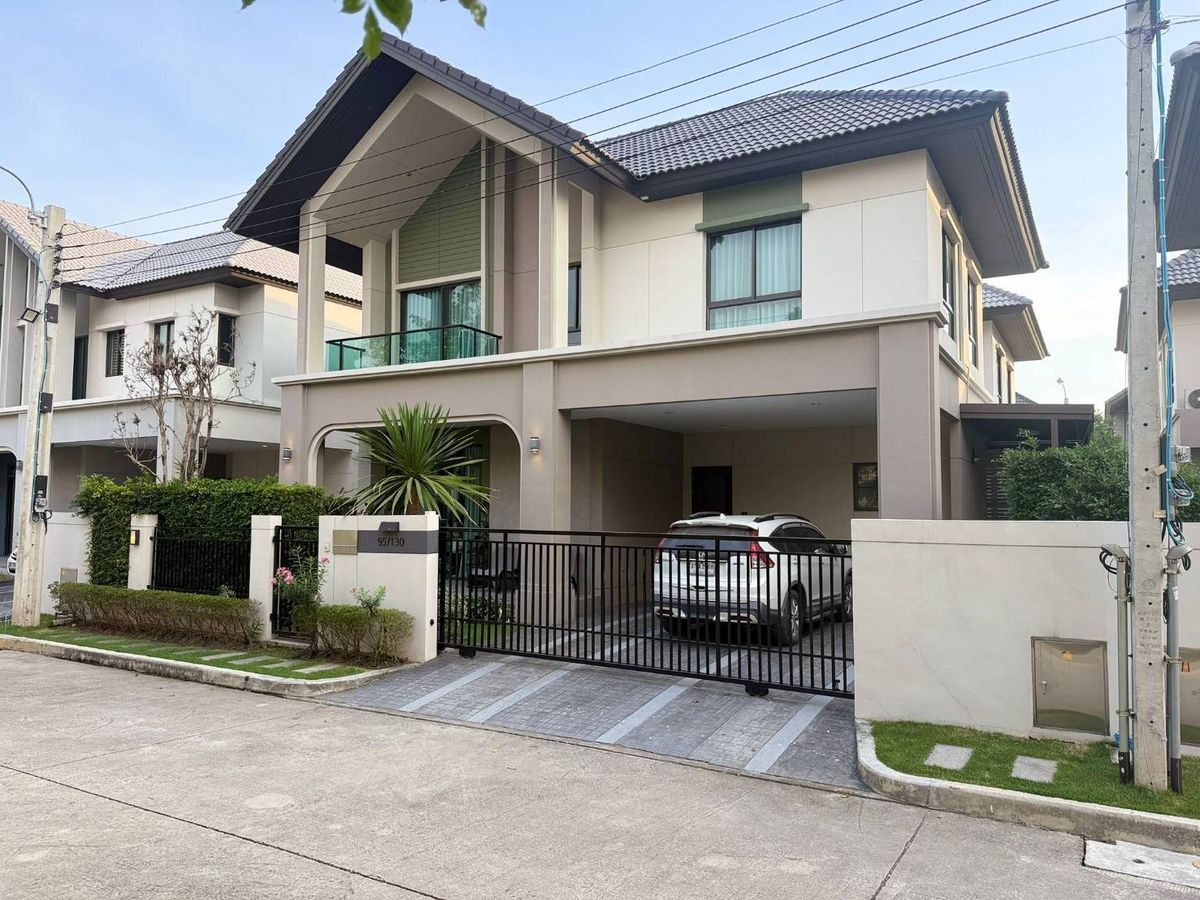 ให้เช่าบ้านบางนา แบริ่ง ลาซาล : บ้านเดี่ยว 2 ชั้น พร้อมเฟอร์นิเจอร์ ตกแต่งสวยงาม ให้เช่า ย่านหนามแดง-บางพลี ใกล้BTS ศรีด่าน เพียง 1.8 กม.