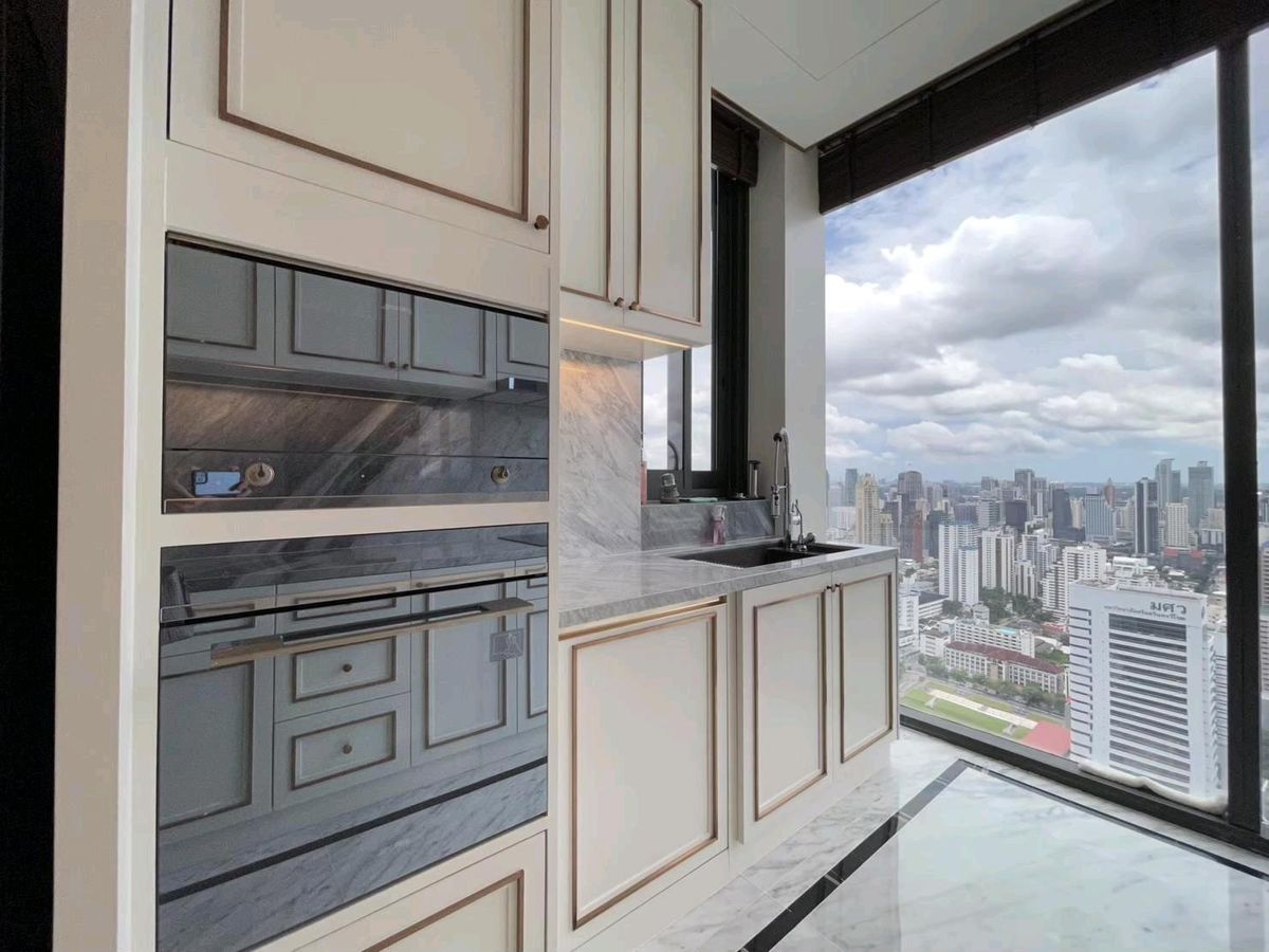 CondoRama9, Petchburi, RCA : 📌For RENT & SALE Rental and Sale | The ESSE at Singha Complex Penthouse - 3B (244 SQM) 500,000 THB / Month / 129MB