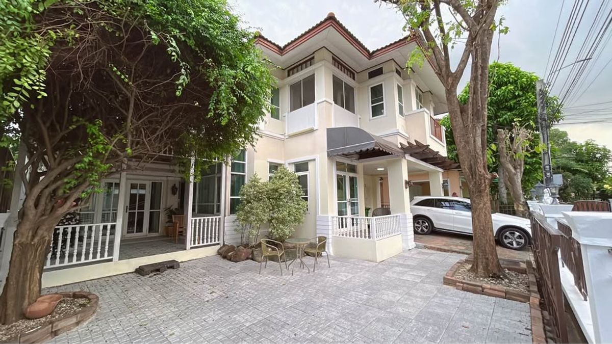 ให้เช่าบ้านลาดพร้าว101 แฮปปี้แลนด์ : ให้เช่าบ้านเดี่ยว 2 ชั้น หมู่บ้านฟ้ากรีนพาร์ค ลาดพร้าว 101