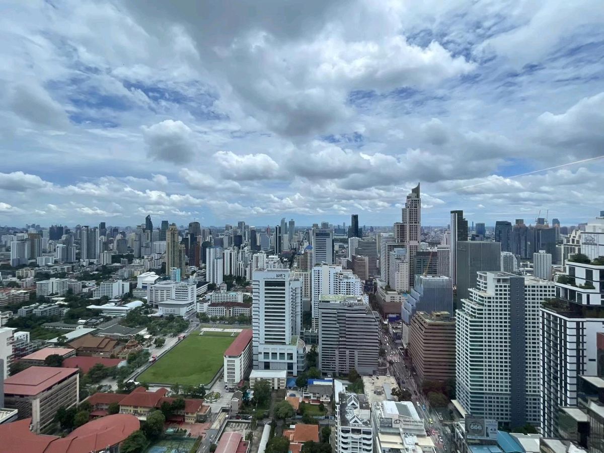 CondoRama9, Petchburi, RCA : 📌For RENT & SALE Rental and Sale | The ESSE at Singha Complex Penthouse - 3B (244 SQM) 500,000 THB / Month / 129MB