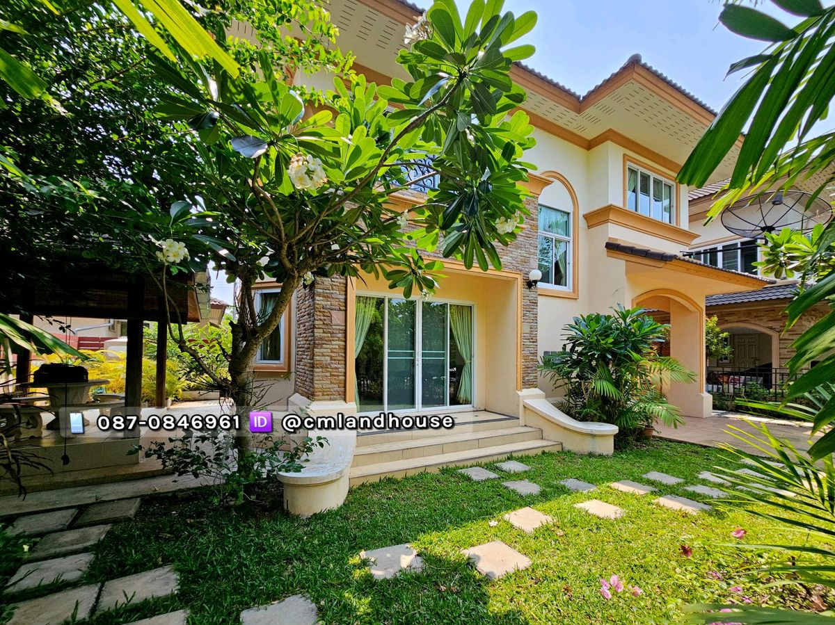 For SaleHouseChiang Mai : Beautiful house, Mueang District, next to Klong-Ratchapruek Road Near Mae Hia Market Near the world plant Sell with furniture The best location in this area