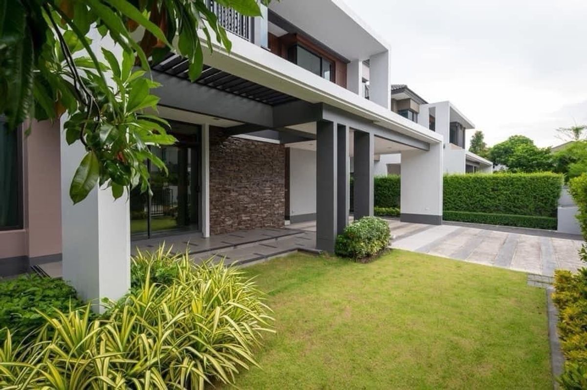 For RentHouseLadkrabang, Suwannaphum Airport : ⭐️ House For [ Rent ] [The Grand Bangna-Wongwaen] Luxury House with 2 storeys, Near Mega Bangna, Fully furnished - New Modern Japanese Style ONLY 85k!!!