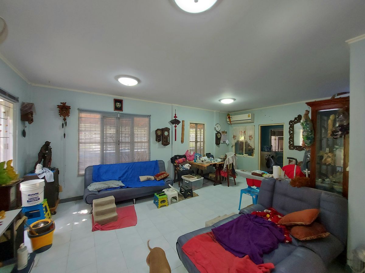 For SaleHousePhutthamonthon, Salaya : House for sale 101 sq.w., Paricha, Phutthamonthon Sai 4, full additional fir, near 6.5 million