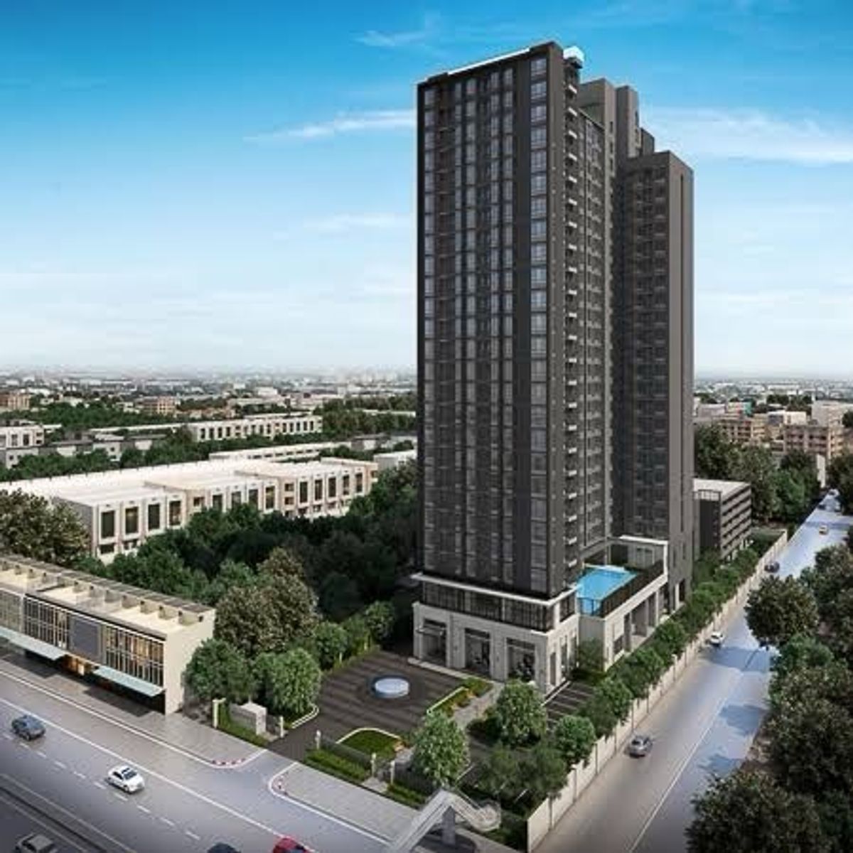 For RentCondoRamkhamhaeng, Hua Mak : ✅ Condo for rent Knightsbridge Ramkhamhaeng | 27 sq.m. | Floor 9 | Light price only 12,000!