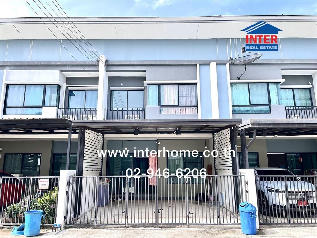 ขายทาวน์โฮมนนทบุรี บางใหญ่ บางบัวทอง : ทาวน์เฮ้าส์ 2 ชั้น 18.6 ตร.ว. หมู่บ้านเดอะริทโม ชัยพฤกษ์-วงแหวน ถนนบางกรวย–ไทรน้อย ไทรน้อย นนทบุรี