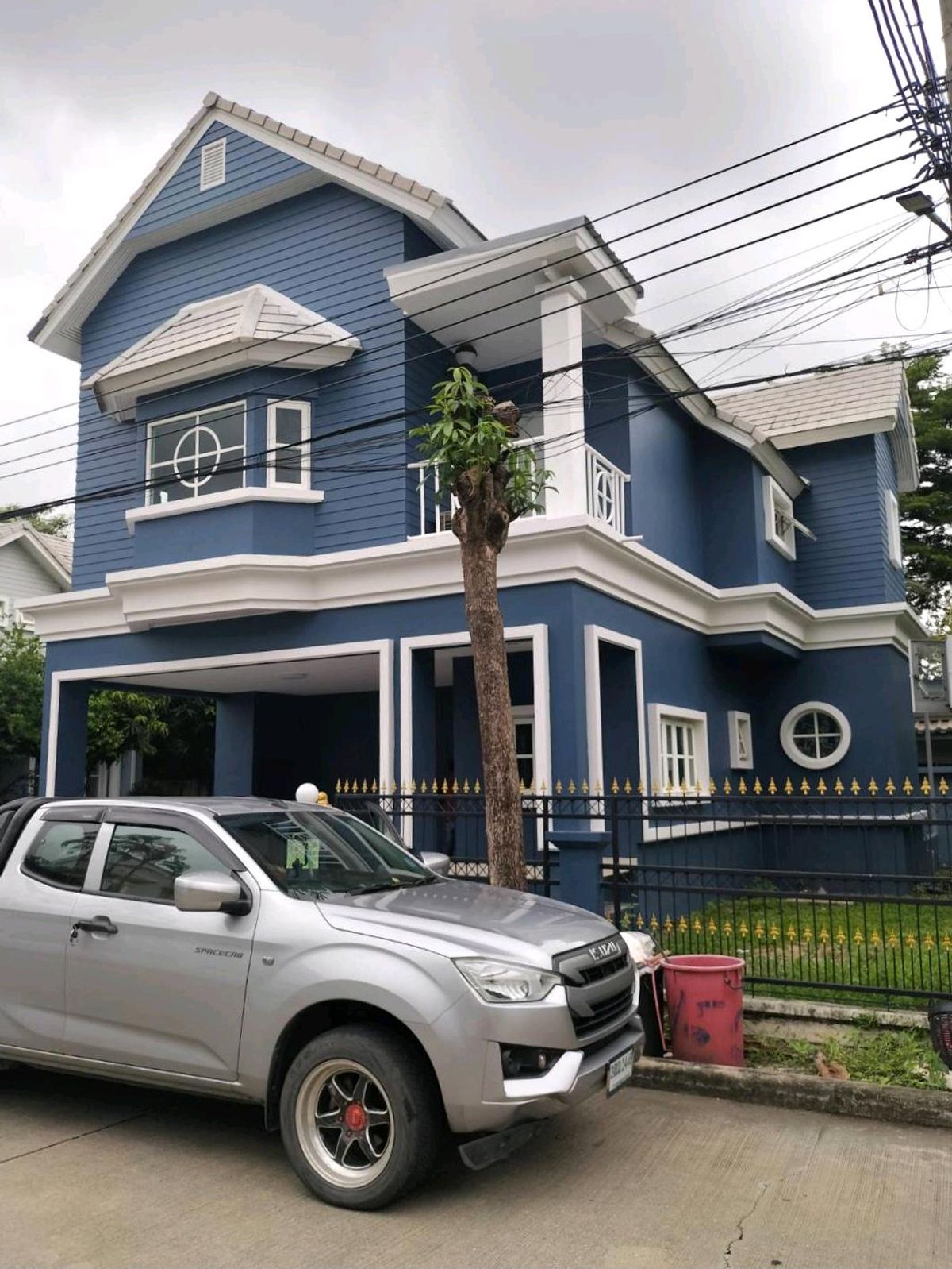 For RentHouseVipawadee, Don Mueang, Lak Si : Rent a 2 -story detached house, 78 sq.w., on Songprapa Road Nava Pracha Phatthana 11 Near Don Mueang Airport