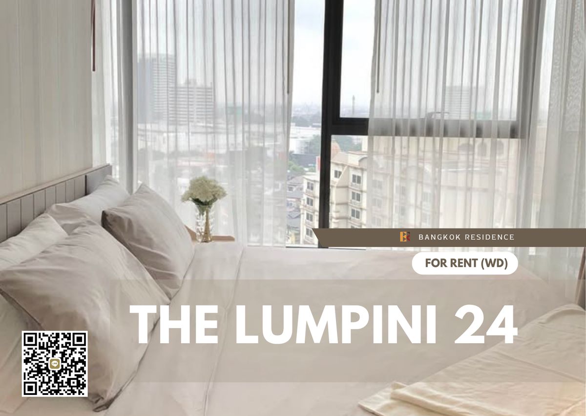 For RentCondoSukhumvit, Asoke, Thonglor : For rent 🏢The Lumpini 24🏢Beautiful room, fully furnished, ready to move in 🚝Near BTS Phrom Phong By Faii