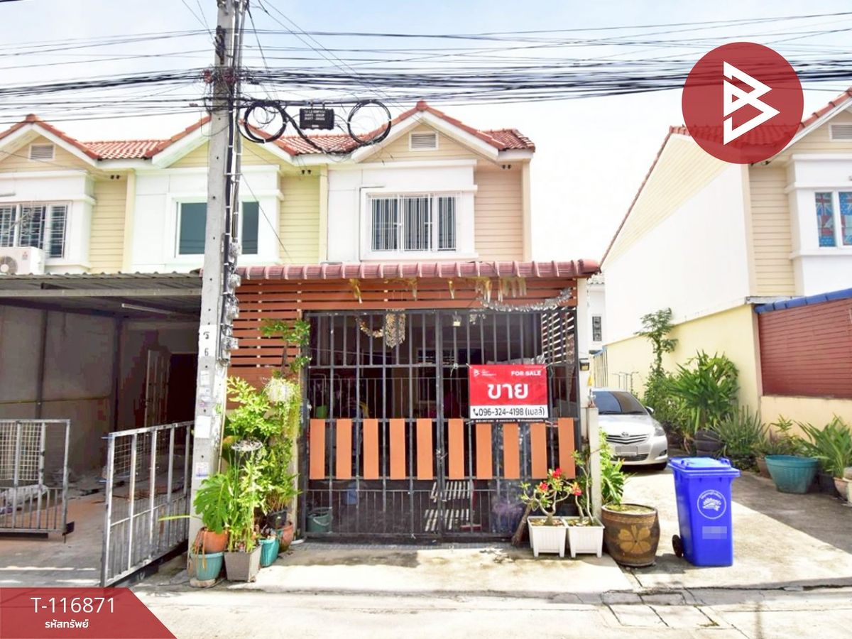 ขายทาวน์โฮมราษฎร์บูรณะ สุขสวัสดิ์ : ขายทาวน์เฮ้าส์ หมู่บ้านภูมิใจนิเวศน์ 3 โครงการ 4 พระสมุทรเจดีย์ สมุทรปราการ