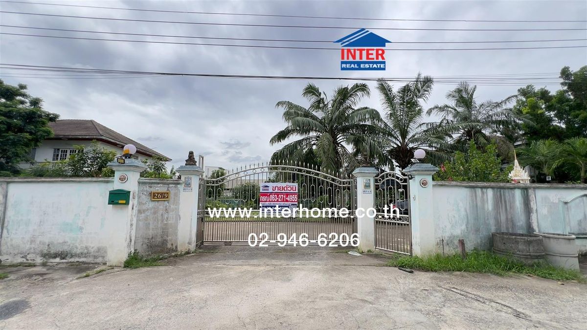 For SaleHouseNawamin, Ramindra : Single house + 2 floors land, 400 sq.w. house + land, Soi Sai Mai 82, next to Sarasas Sai School, Sai Mai Road, Phahonyothin Road, Sai Mai District, Bangkok