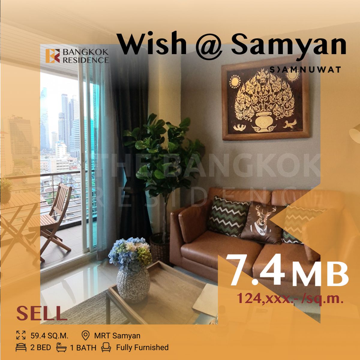 For SaleCondoSiam Paragon ,Chulalongkorn,Samyan :  Wish@Samyan The Privilege of Luxury in an Economic Hub ⭐ Location near MRT Sam Yan Station 