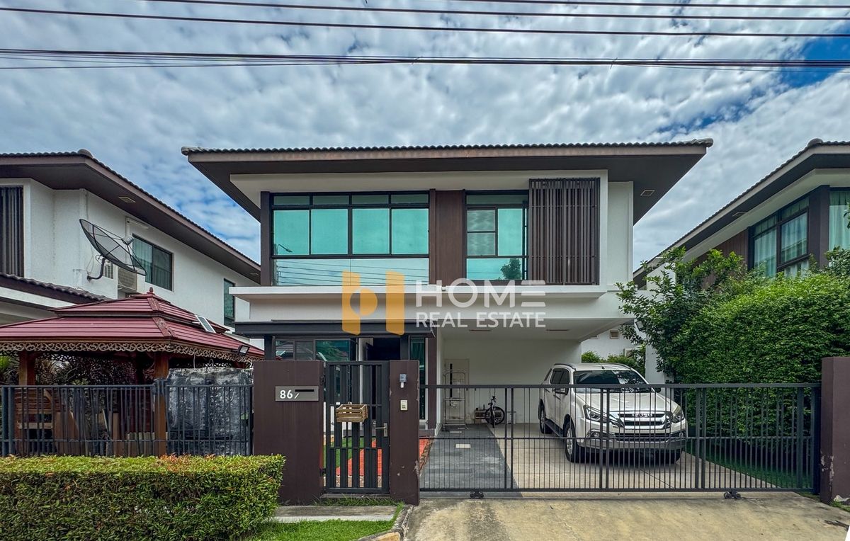 For SaleHouseLadkrabang, Suwannaphum Airport : Manthana Onnut - Ring Road 4 /3 Bedrooms (Sale), Manthana onnut - Wongwan 4 /3 Bedrooms (For Sale) AIM071
