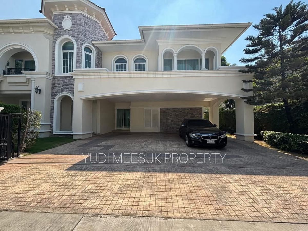For RentHouseLadkrabang, Suwannaphum Airport : Big luxury house for rent, cheap price With a swimming pool in the house