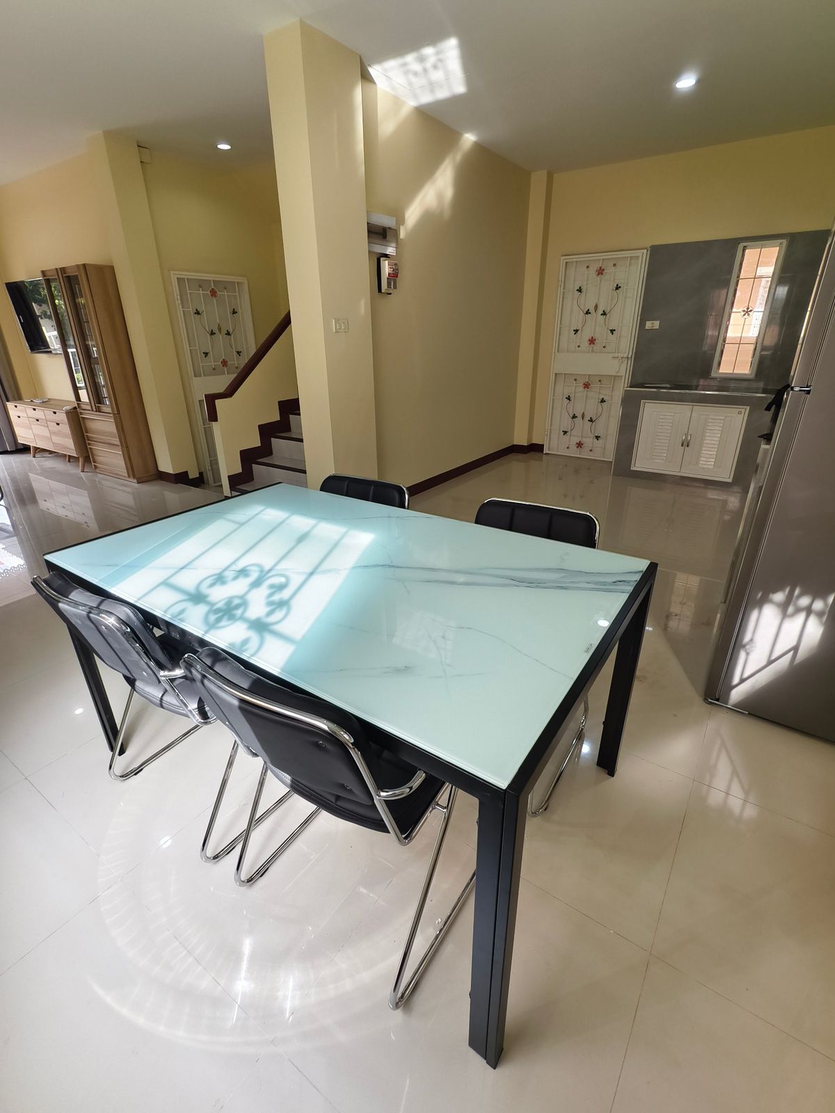 For RentHouseSamut Prakan,Samrong : North 36 Sq. 3 bedrooms, 2 bathrooms, 2 -story house, Panthiya Praeksa