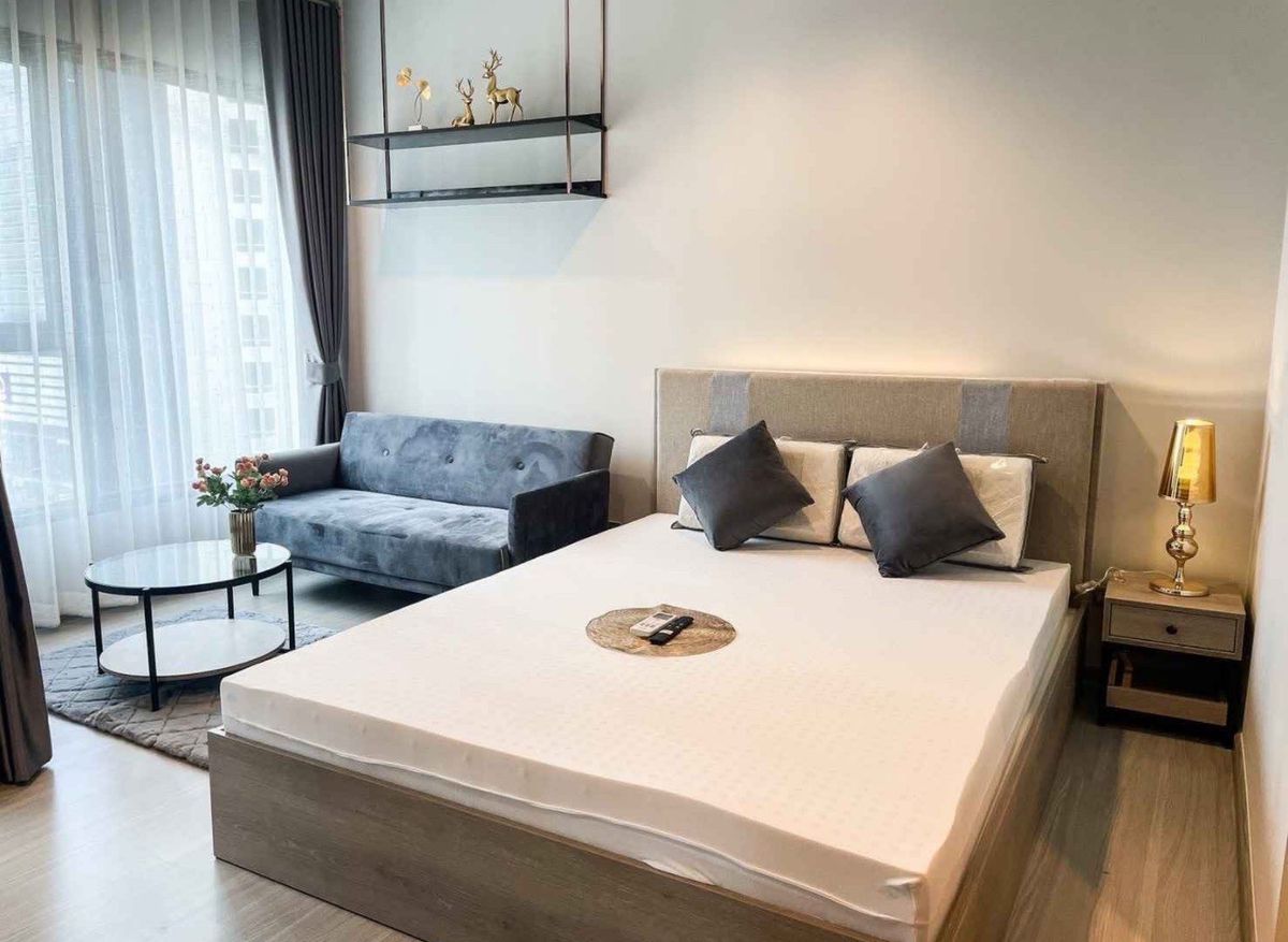 For RentCondoRama9, Petchburi, RCA : 🎓🎓 Life Asoke Rama9 Modern style Complete furniture Get a short -term contract