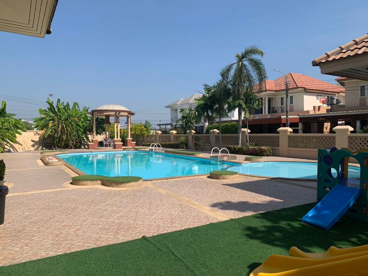 For RentHouseSamut Prakan,Samrong : North 36 Sq. 3 bedrooms, 2 bathrooms, 2 -story house, Panthiya Praeksa