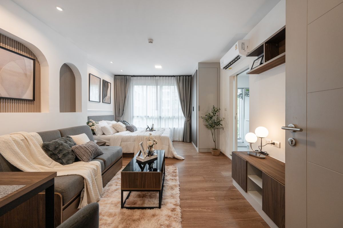 ขายคอนโดปิ่นเกล้า จรัญสนิทวงศ์ : 💥 D Condo ธาร จรัญ ห้องนี้คือจึ้ง! แต่งใหม่ปัง! พร้อมอยู่ ไม่ต้องแต่งเพิ่ม ใกล้ MRT บางยี่ขัน เดินทางง่ายเวอร์