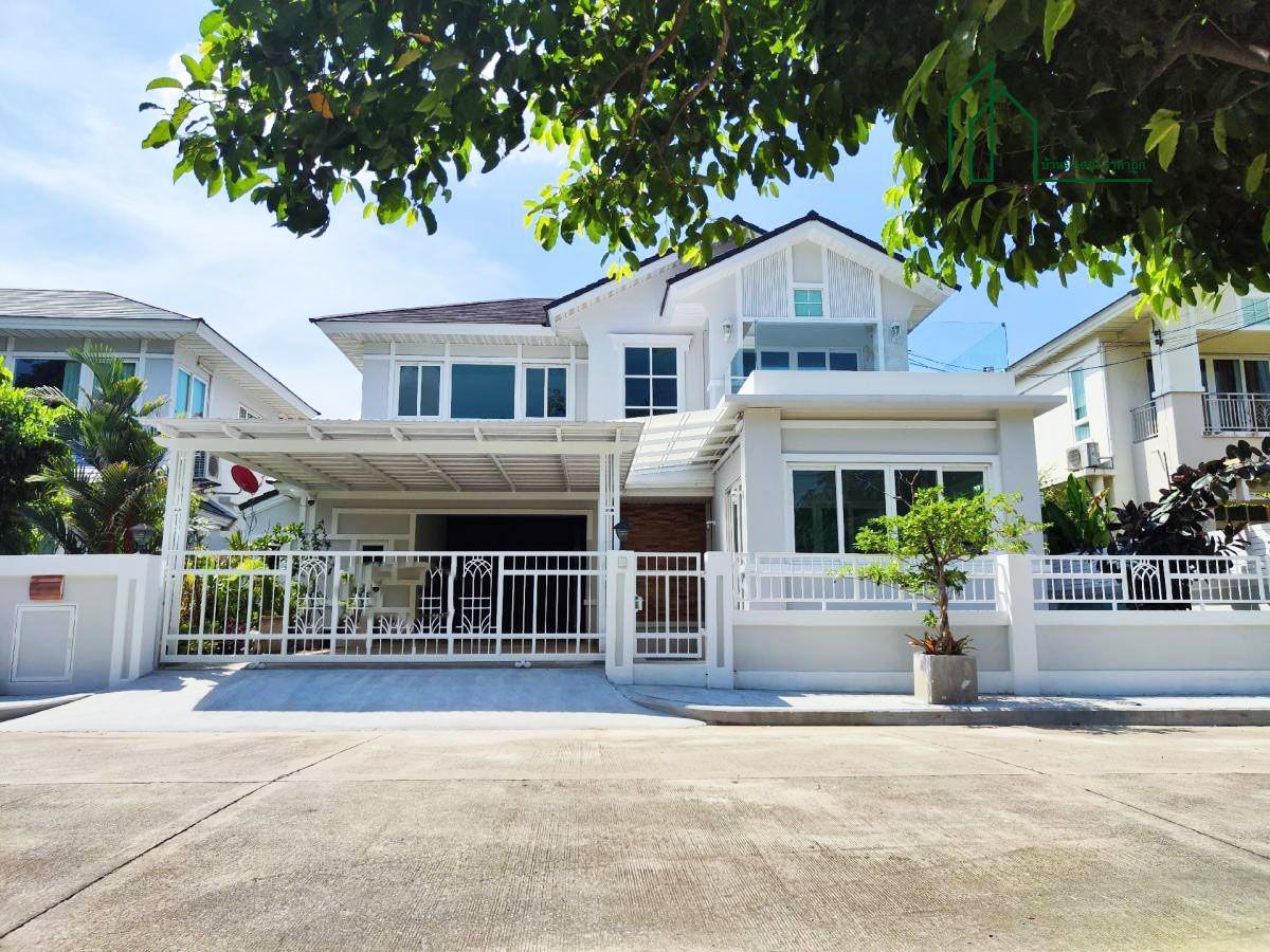 ขายบ้านลาดกระบัง สุวรรณภูมิ : บ้านเดี่ยววิวทะเลสาบ หน้าบ้านไม่ชนใคร หมู่บ้าน Perfect Place สุขุมวิท 77 ลาดกระบัง