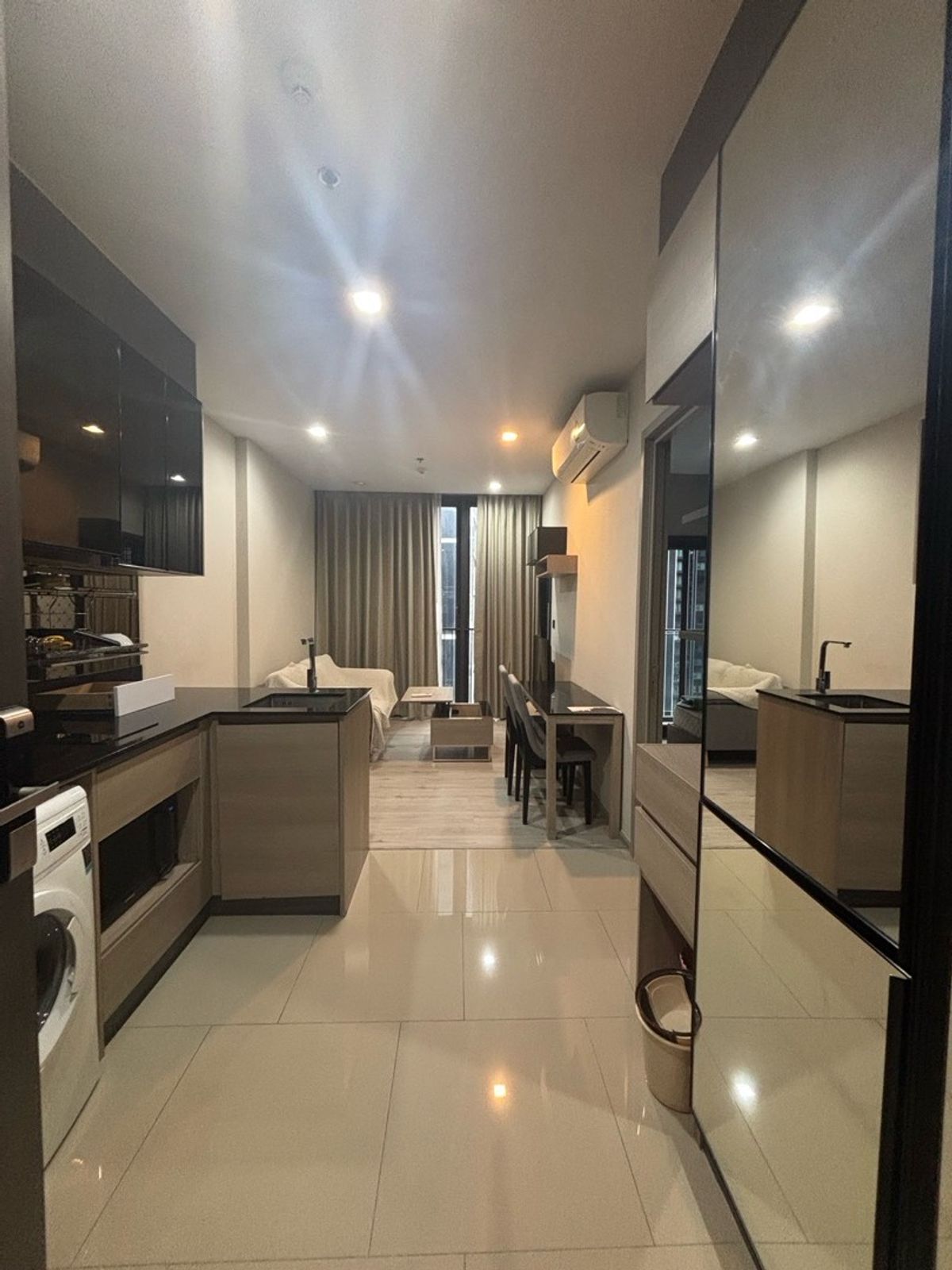 ให้เช่าคอนโดพระราม 9 เพชรบุรีตัดใหม่ RCA : special price 19,999/ month for rent The Line Asoke Ratchada 1 bed plus