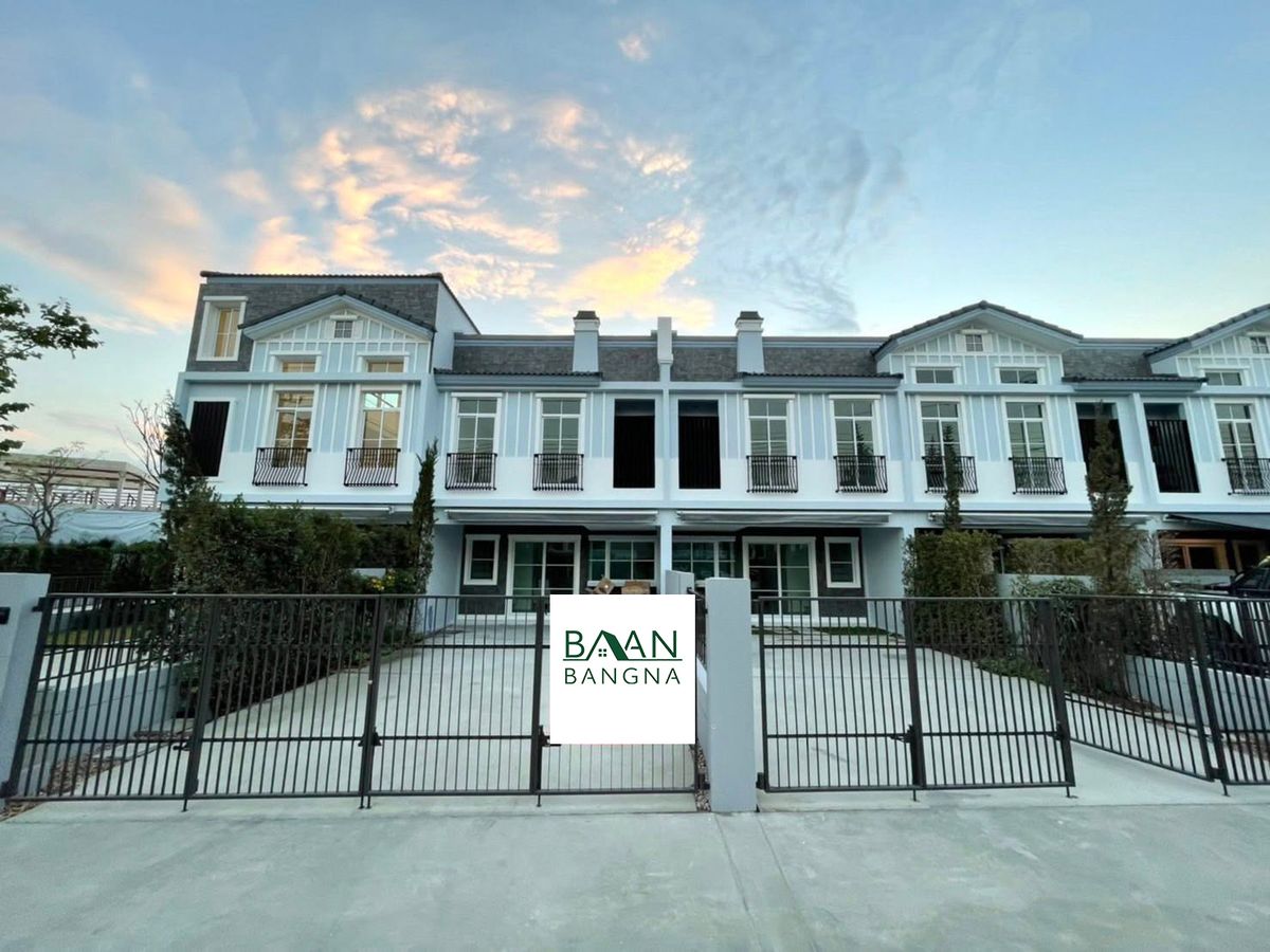 ให้เช่าทาวน์โฮมบางนา แบริ่ง ลาซาล : 🏡BN026 ใฟเช่าทาวน์โฮมใหม่ ตกแต่งจัดเต็มพร้อมอยู่ 🏡.  "หมู่บ้าน  Indy 2 บางนา รามคำแหง (ENG Below🇬🇧)