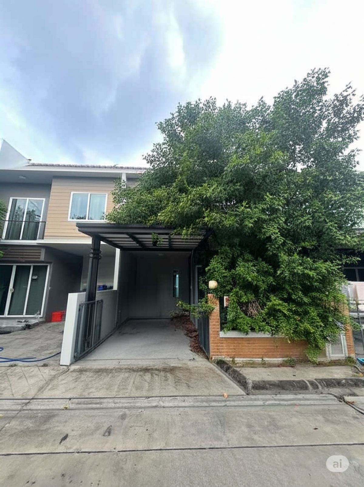ขายทาวน์โฮมนนทบุรี บางใหญ่ บางบัวทอง : 🏠อารียา เดอะคัลเลอร์เฟส 7 ไทรน้อย🏠 หน้าโครงการติดถนนใหญ่ 