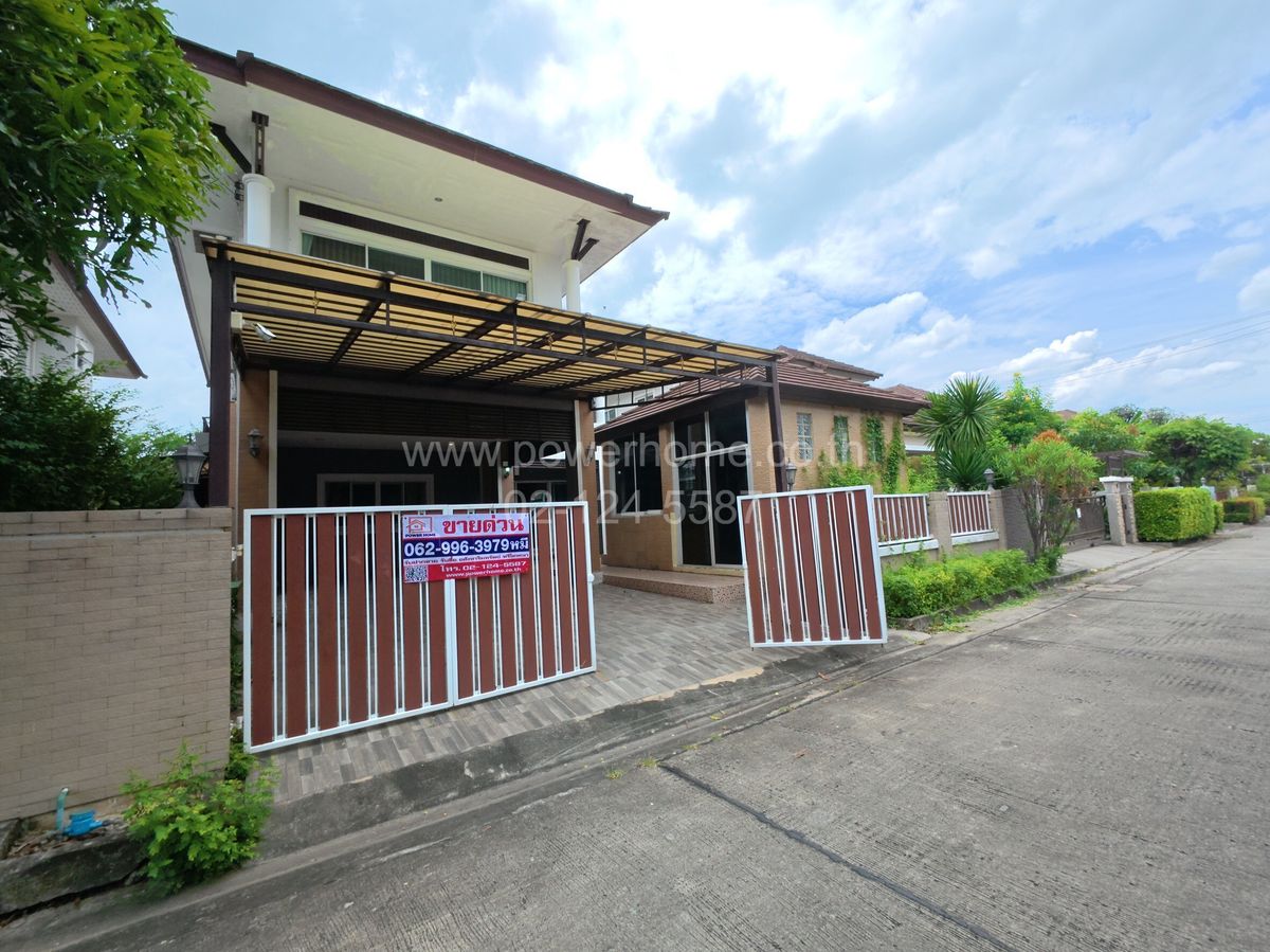 For SaleHouseNonthaburi, Bang Yai, Bangbuathong : Lat Dawil Village 1, near Central West Gasket, 340 Road, Bang Bua Thong - Suphan Buri, Phimonrat Subdistrict, Bang Bua Thong District, Nonthaburi Province
