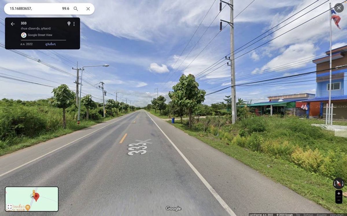 ขายที่ดินอุทัยธานี :  ขายที่ดิน 6-1-99.4 ไร่ ติดถนนทางหลวงหมายเลข 333 (สายอู่ทอง-ท่าน้ำอ้อย) ตำบลเมืองการุ้ง อำเภอบ้านไร่ จังหวัดอุทัยธานี